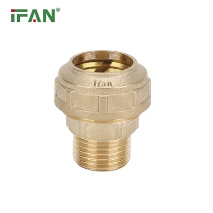 IFAN – raccords à compression PE en laiton, prise mâle