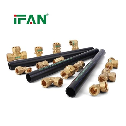 IFAN fabrique des raccords à compression en laiton pour les systèmes de tuyauterie en PEHD